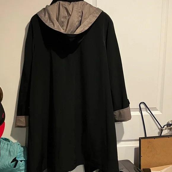 East 5th Black Coat with Tan Lining - Picture 7 of 7